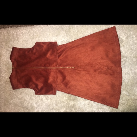 NWOT 🦊Suede dress🦊 - Picture 2 of 3